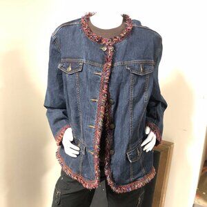 Fringed Jean Jacket